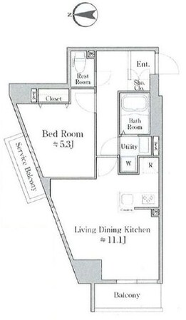 テラス阿佐ヶ谷の物件間取画像
